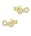 Infinity style with CZ Silver Stud Earring STS-5139